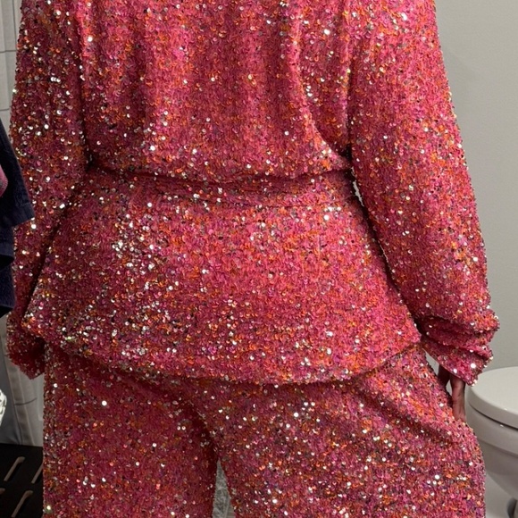 LIZA Sequin Set in TOURMALINE - Picture 6 of 6